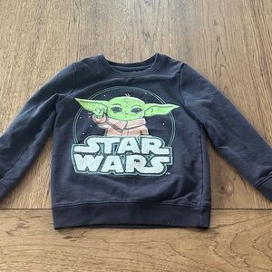 Star Wars Kids Dark Blue Grogu Sweatshirt 4T